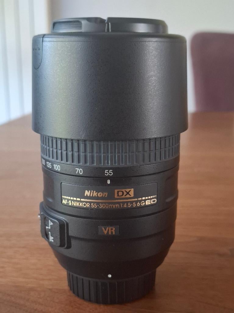 Nikon AF-S 55-300mm F/4.5-5.6G ED VR DX, Ophalen, Zo goed als nieuw, Telelens, Zoom