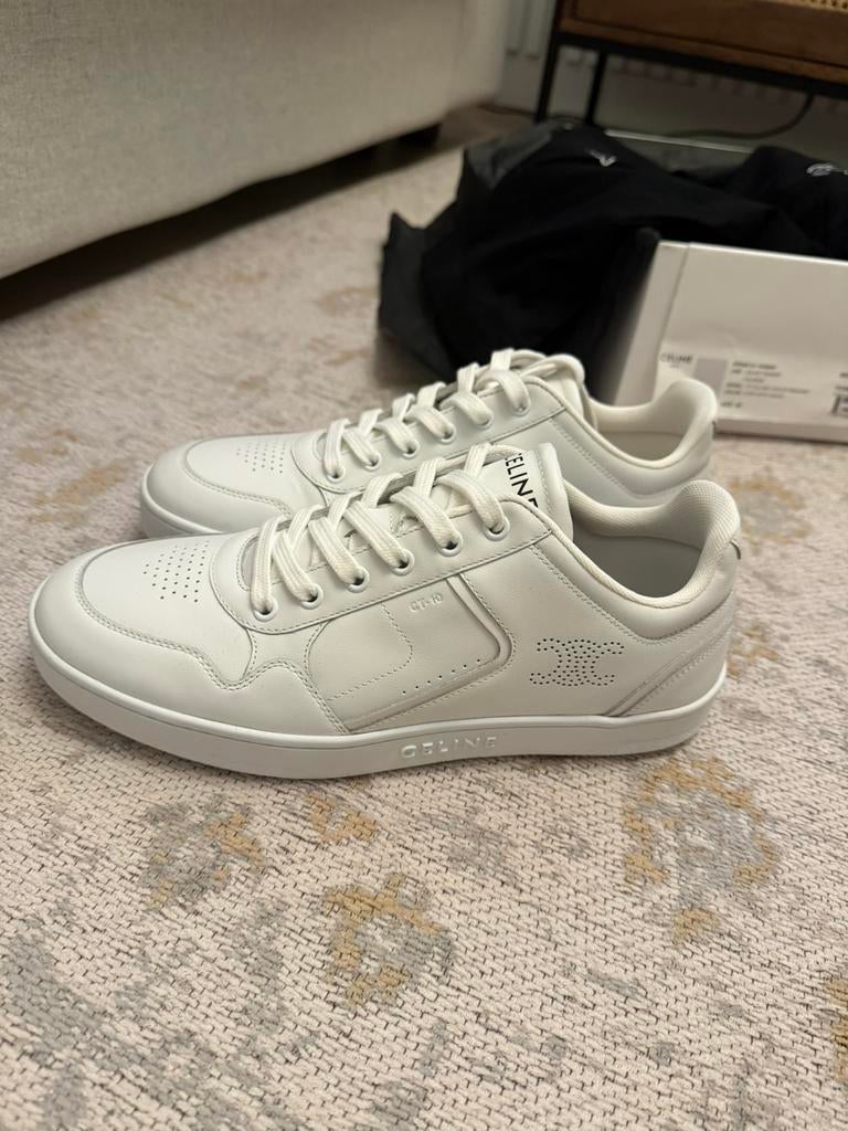 Celine leather sneakers, Wit, Nieuw, Ophalen of Verzenden, Sneakers of Gympen