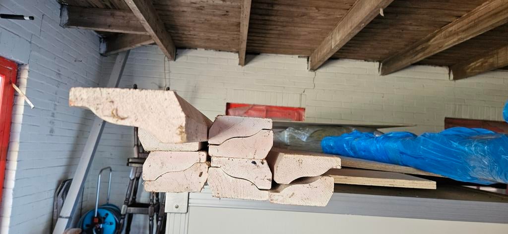 Sierlijsten, Ophalen, 50 mm of meer, Balk, Minder dan 200 cm