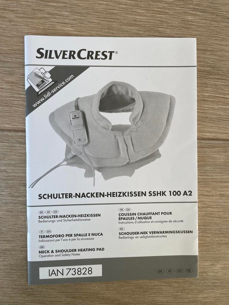 SilverCrest Warmtekussen voor schouders en nek, Ophalen of Verzenden, Zo goed als nieuw, Overige typen