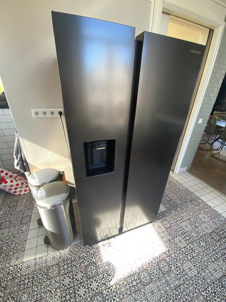 Amerikaanse koelkast Samsung, Witgoed en Apparatuur, Koelkasten en IJskasten, Ophalen, Gebruikt, 200 liter of meer, 60 cm of meer