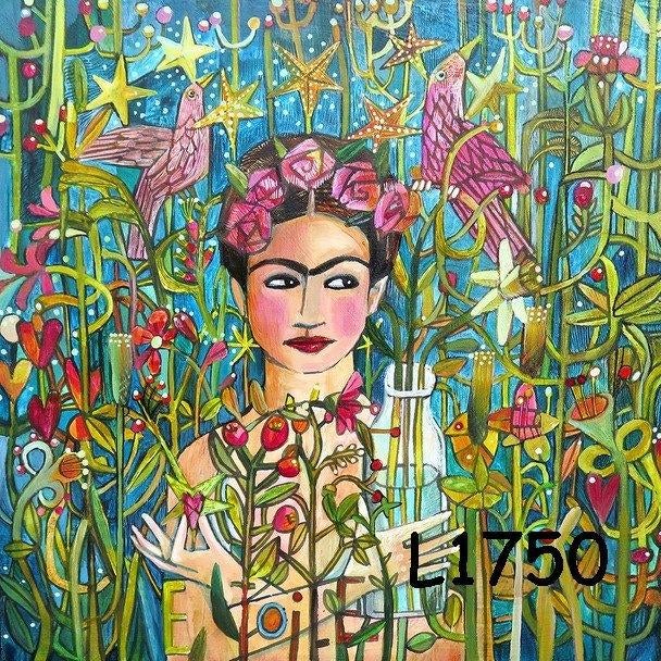 Servetten decoupage/bullet journal * Frida Kahlo L1750 *33ct, Verzenden, Nieuw, Materiaal