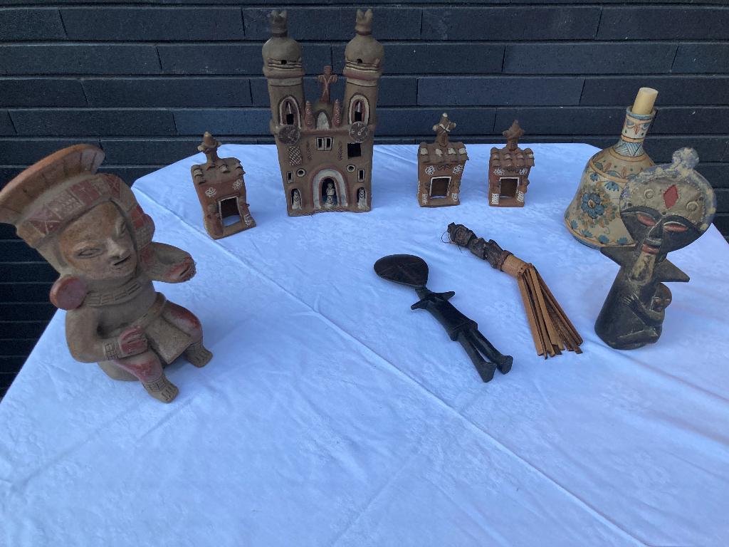 volkskunst; 9 stuks, Antiek en Kunst, Ophalen of Verzenden