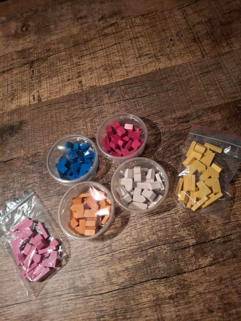 Kolonisten van catan  houten spel onderdelen complete set, Ophalen of Verzenden