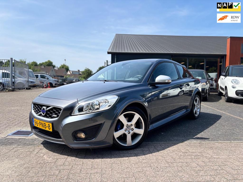 Volvo C30 2.0 R-Edition*Leer*Lichtmetaal*Sportieve C30!, Gebruikt, Zwart, 4 stoelen, Bedrijf