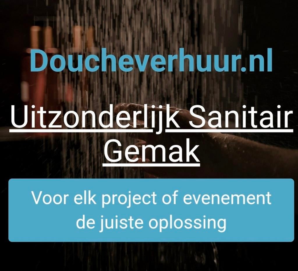 Verhuur Douche en Toilet, Verzenden, Nieuw, Overige