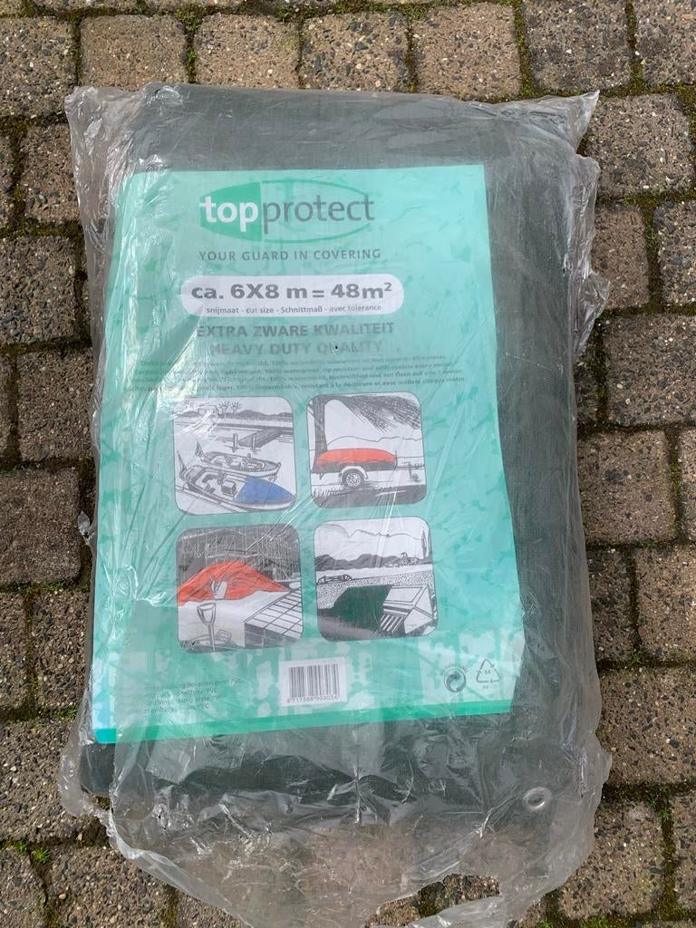 TopProtect Dekzeil 6x8m - Extra Zware Kwaliteit, Ophalen of Verzenden, Nieuw, Toebehoren