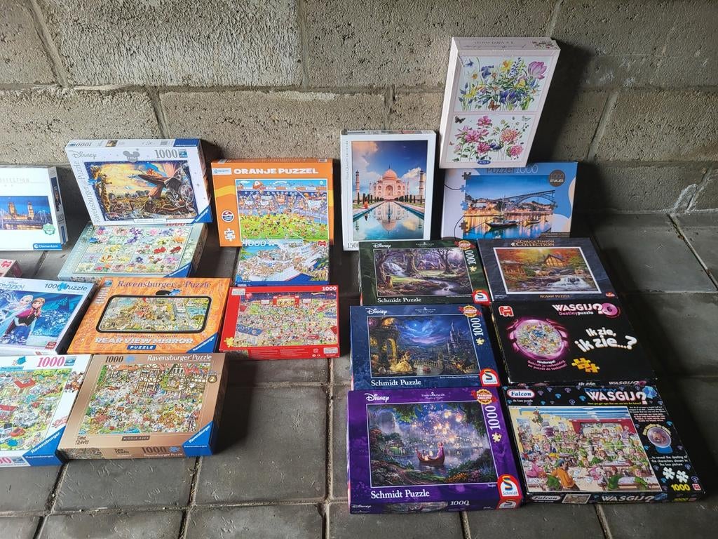 Puzzels, Ophalen, 500 t/m 1500 stukjes
