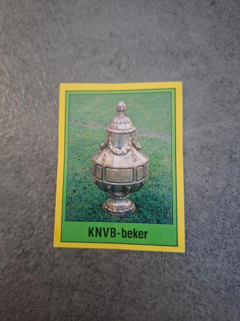 Panini sticker Voetbal 90. KNVB-Beker., Verzenden, Zo goed als nieuw, Sticker