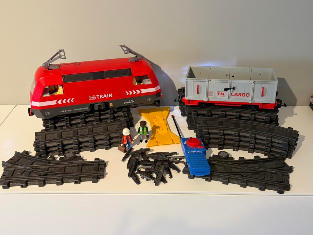 Playmobil set 4010: RC goederentrein met wagon, Ophalen of Verzenden, Zo goed als nieuw, Complete set