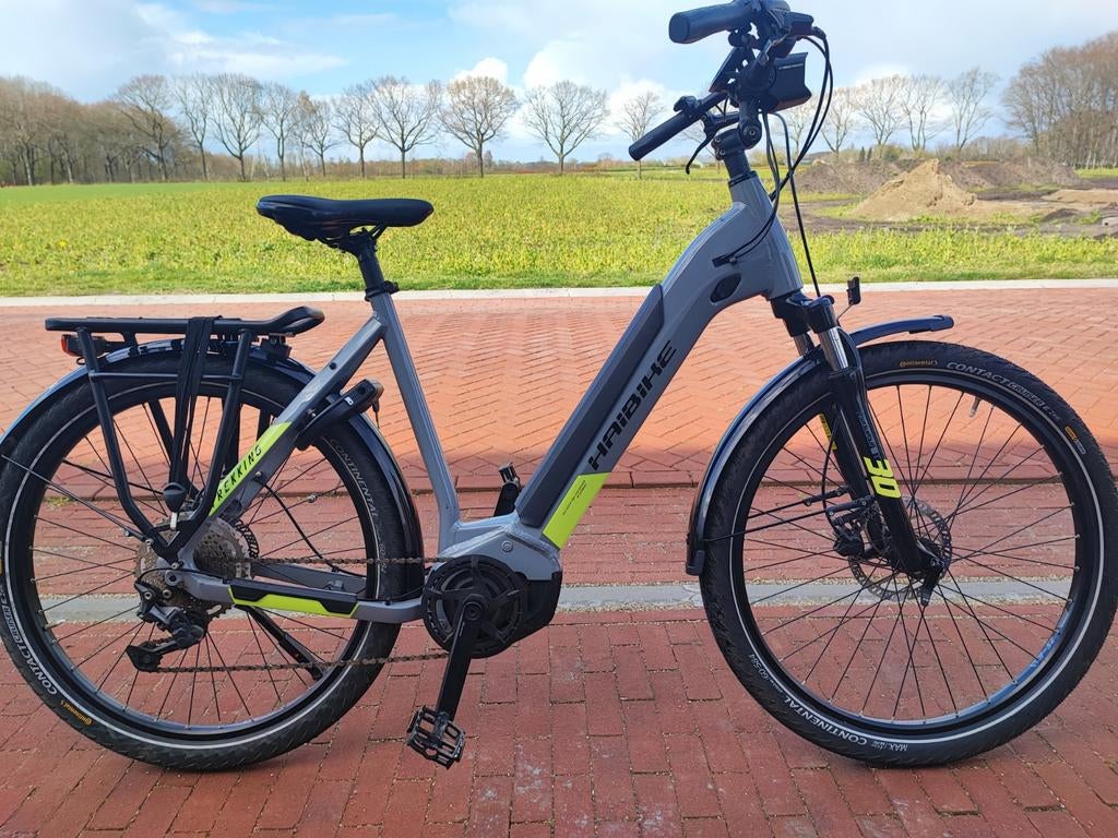 Haibike Trekking 6 – Duitse kwaliteit – 2021 – 2100 km, Fietsen en Brommers, Elektrische fietsen, Ophalen, Zo goed als nieuw, Overige merken