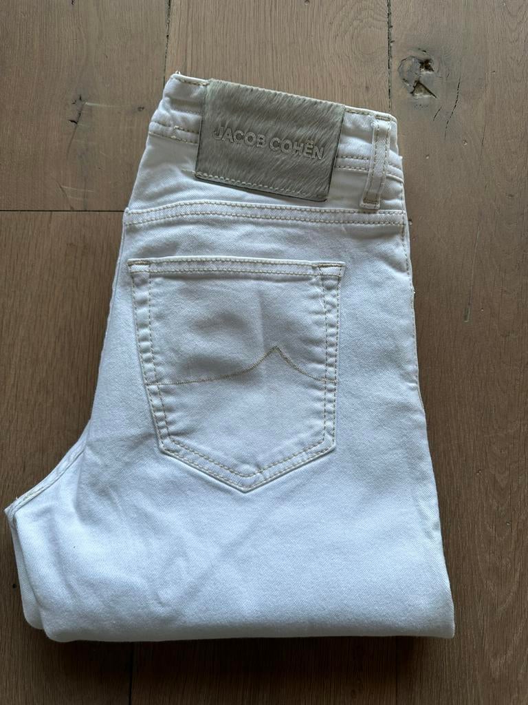 Jacob Cohën Jeans - Nick - W34, Ophalen of Verzenden, Zo goed als nieuw, Wit, W33 - W34 (confectie 48/50)