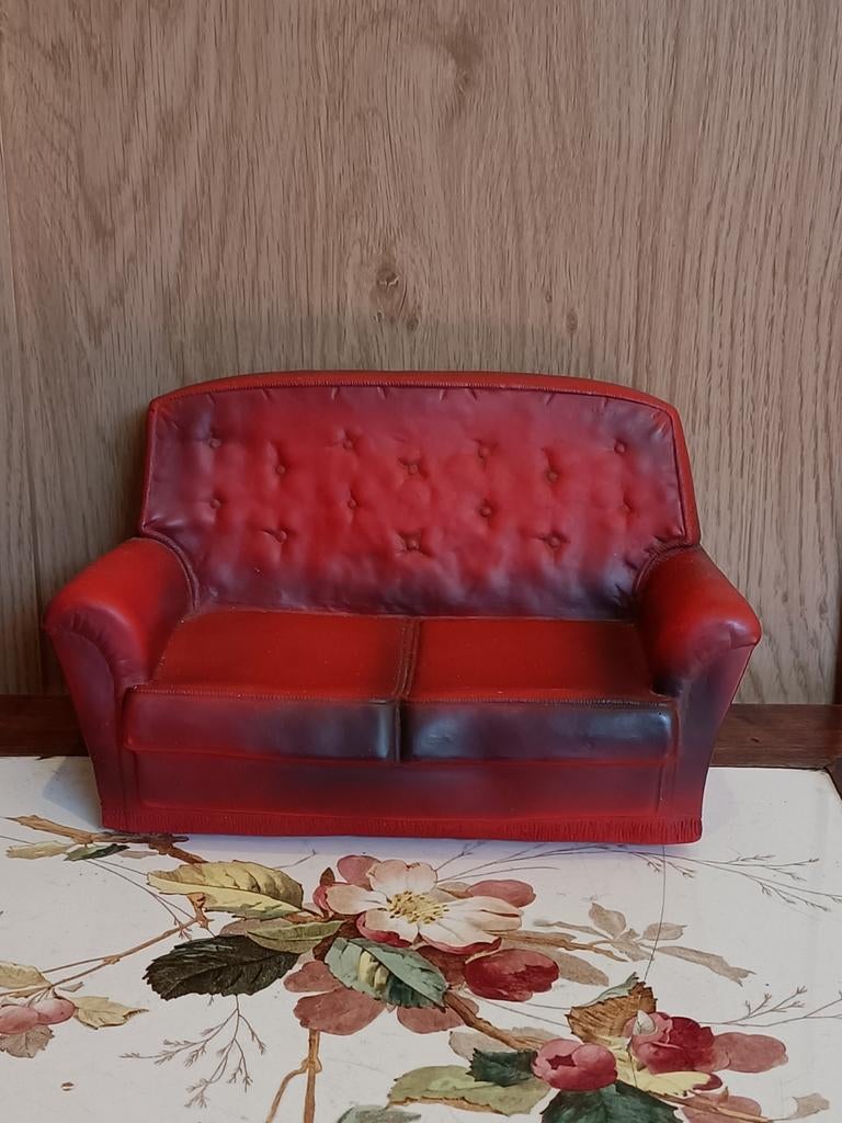 Vintage bankstel Barbie Sindy, Ophalen of Verzenden, Gebruikt, Poppenhuis