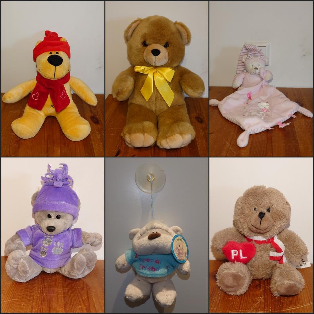 Verschillende knuffelberen knuffels knuffel beren beer, Ophalen of Verzenden