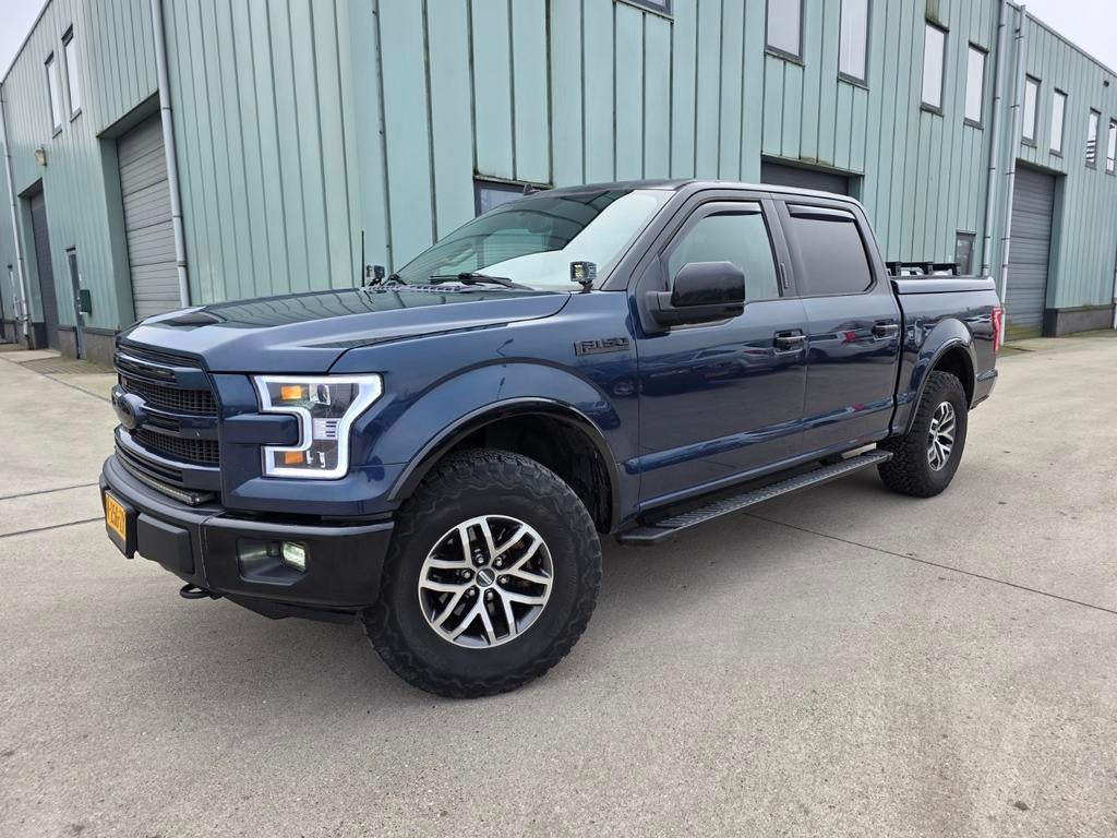 Ford F150 Coyote 5.0 unieke pick up, Automaat, Stof, 8 cilinders, Blauw