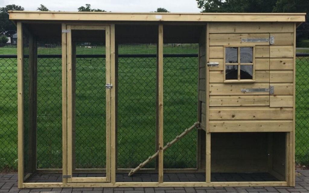 Hoog kippenhok met legnest kippenverblijf met legbak 🪺🥚, Ophalen, Nieuw, Kippenhok of Kippenren