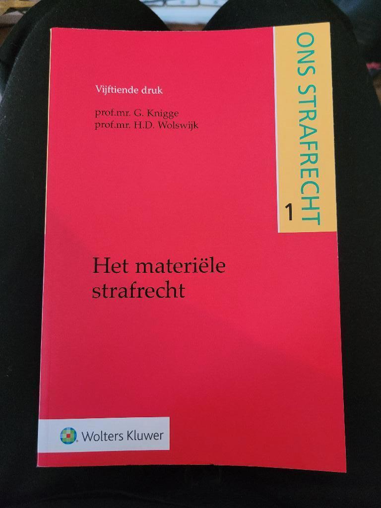 Het matrriële strafrecht, Zo goed als nieuw, Wolters Kluwer, Beta, HBO