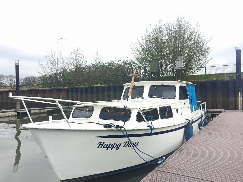 motorboot met mercerdez motor "moet weg" !, Watersport en Boten, Gebruikt, Staal, Binnenboordmotor, Diesel