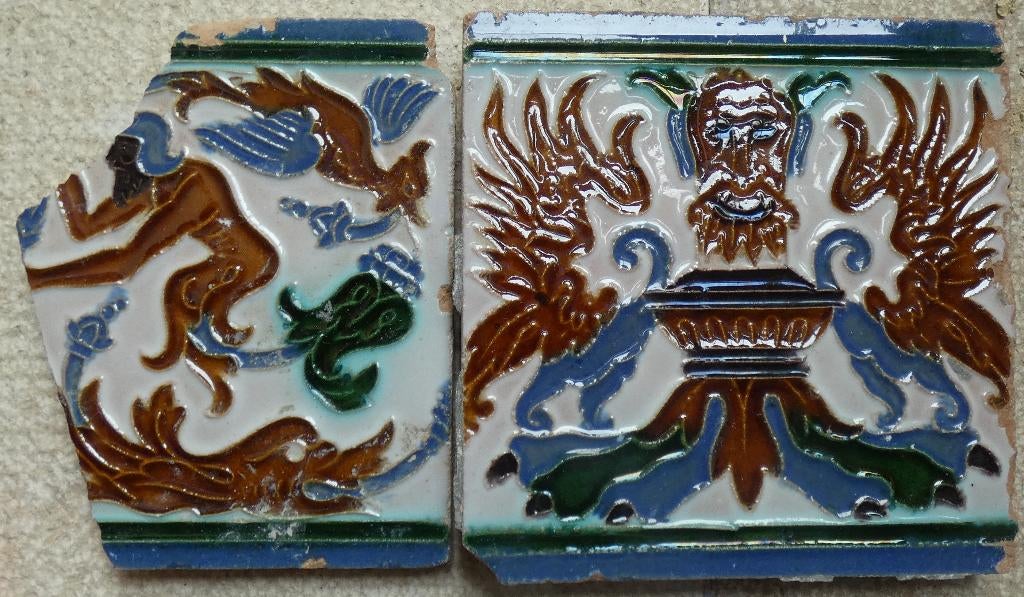 Spaanse tegels, 19/20e eeuw, Antiek en Kunst, Verzenden