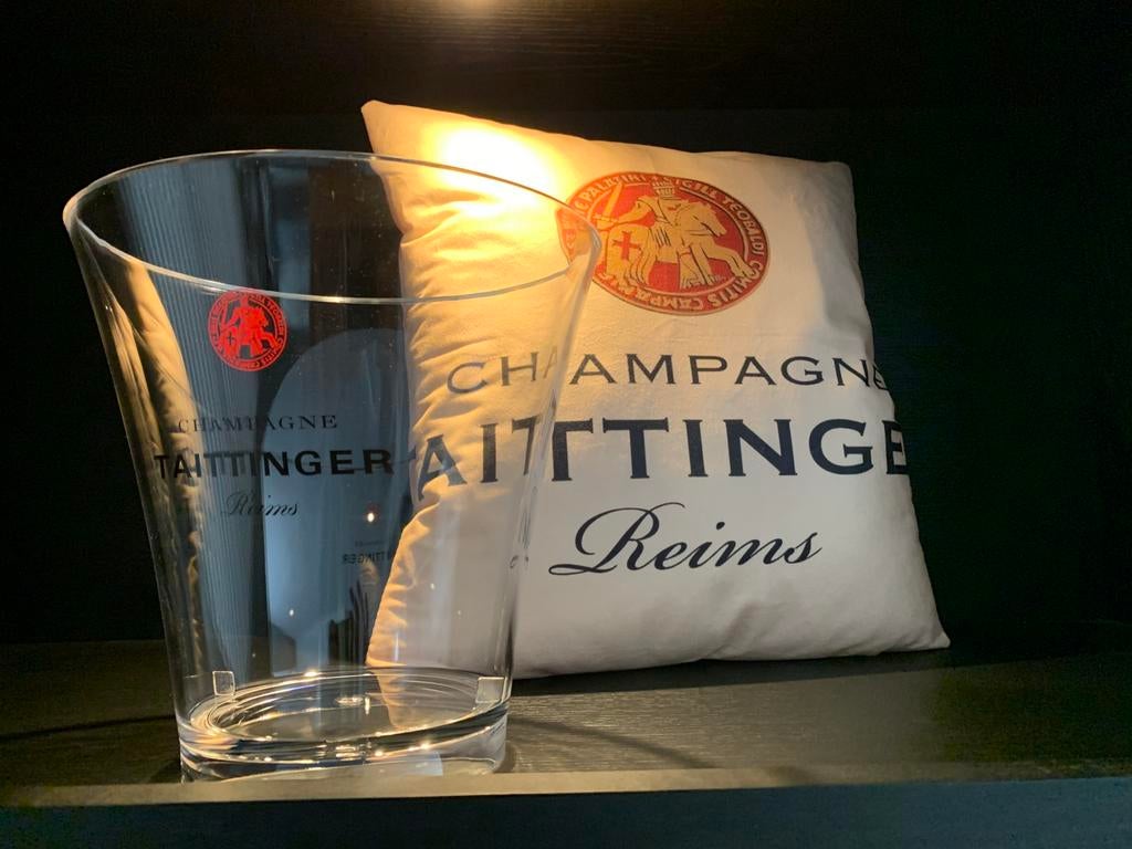 Champagne Taittinger wijnkoeler champagne koeler ice bucket, Verzamelen, Ophalen of Verzenden, Nieuw, Overige typen
