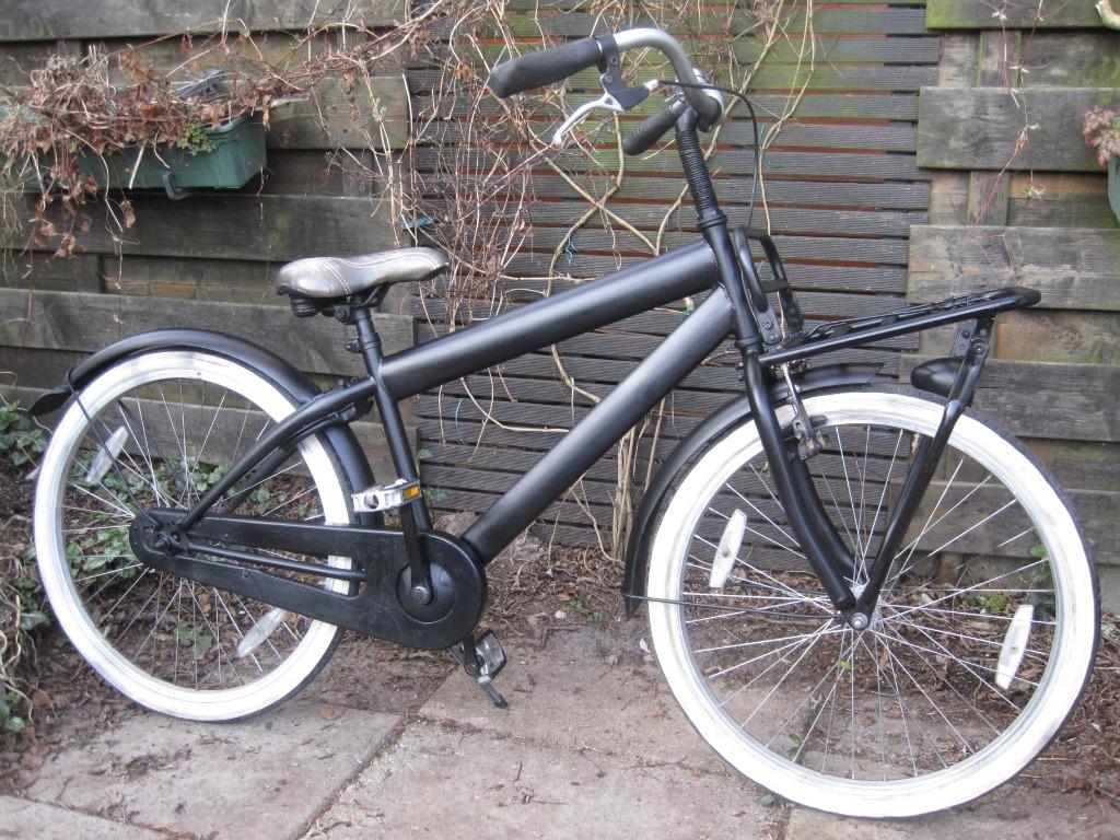 jongensfiets fiets jongen transport pick-up, Ophalen, Zo goed als nieuw, 24 inch