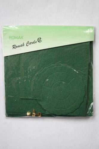 6 pakjes Romak Zig-Zag Draaikaarten vierkant groen, Ophalen of Verzenden, Nieuw, Overige thema's, Blanco kaart of Basiskaart