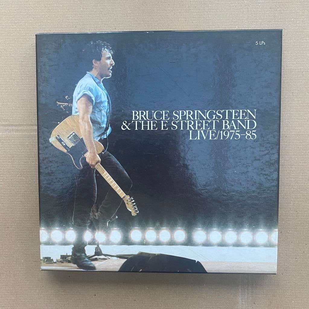 5 lp box - bruce Springsteen - live 1975 / 1985, Ophalen of Verzenden, Gebruikt, 12 inch, Poprock