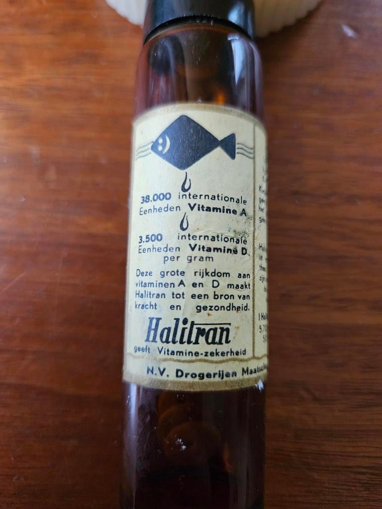 Levertraan flesje, Ophalen of Verzenden