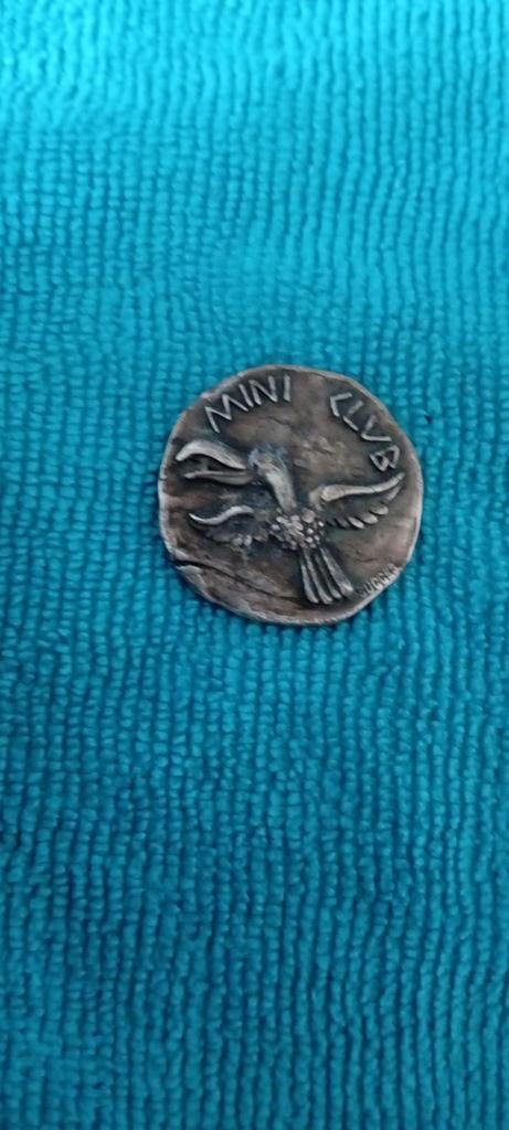 Oude Mini Club Med munt, Ophalen of Verzenden, Gebruikt