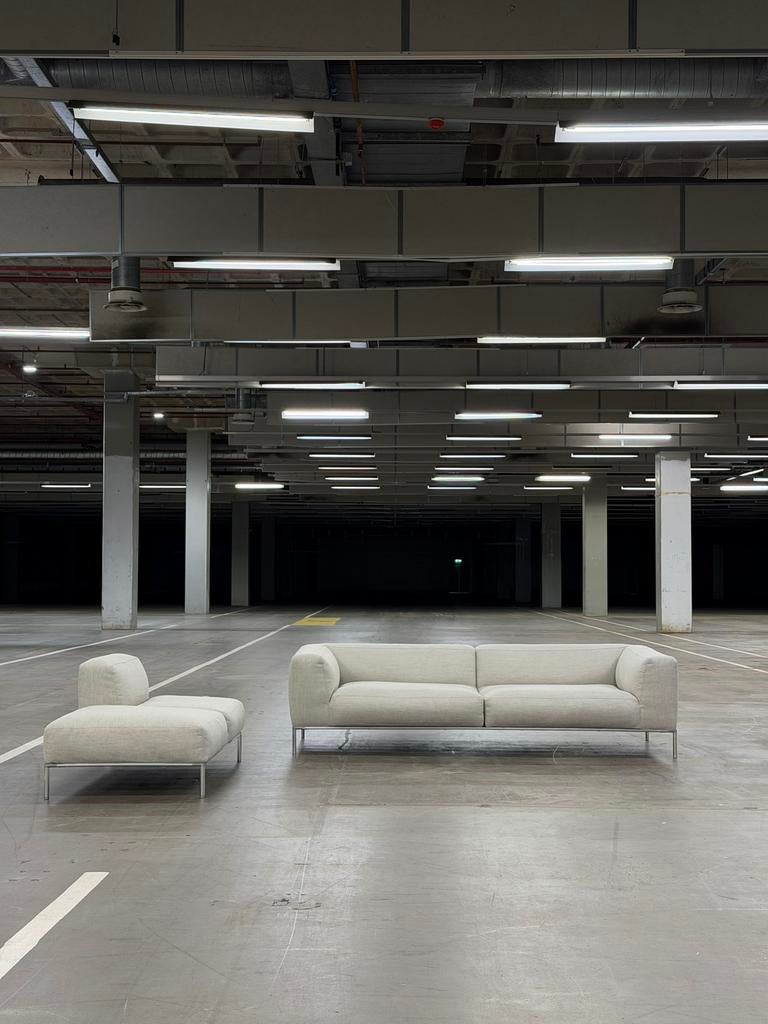 B&B Italia Frank | Natural | NIEUWSTAAT + Garantie, 250 tot 300 cm, Overige materialen, Hoekbank, Ophalen of Verzenden