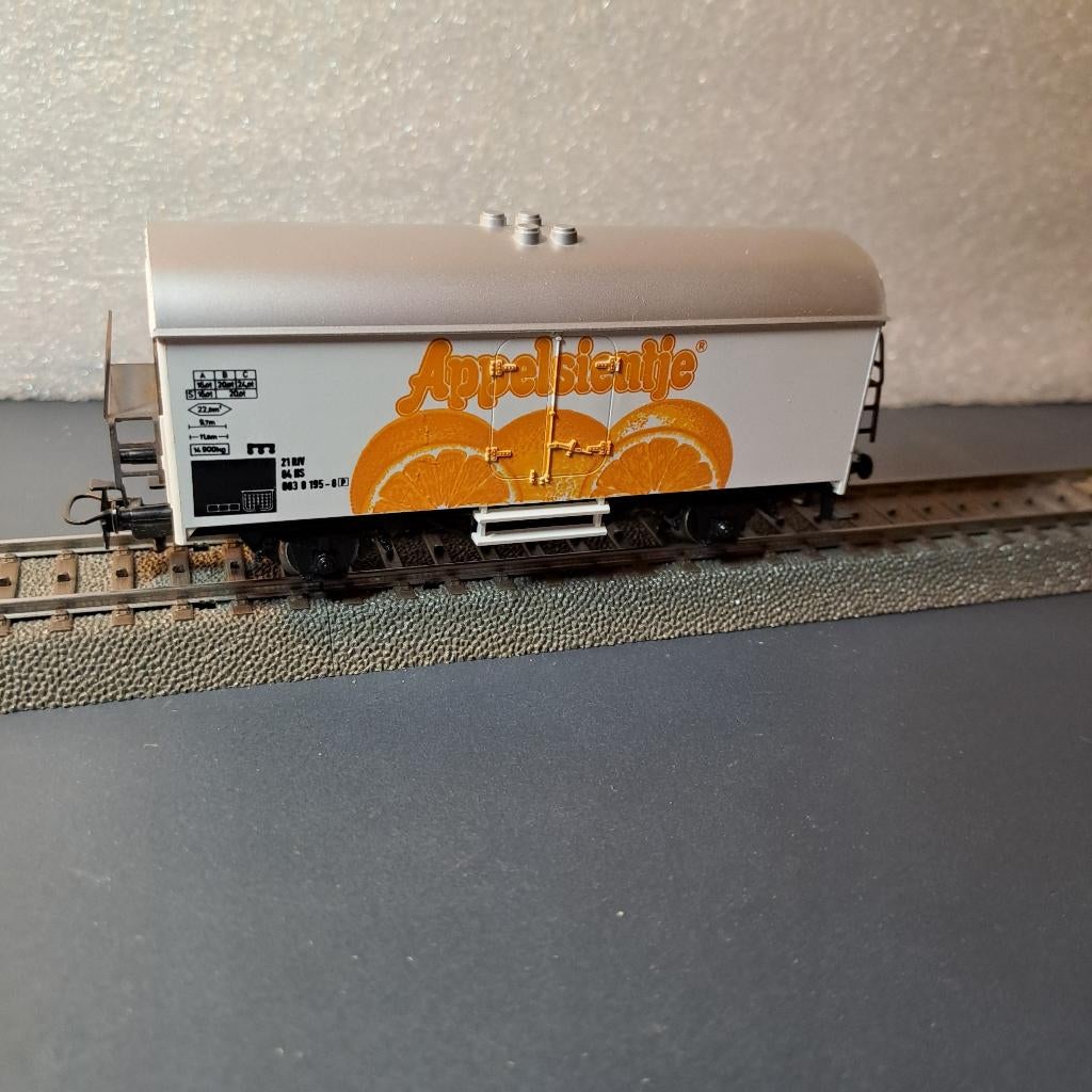 Marklin koelwagen Appelsientje met OVP, Hobby en Vrije tijd, Modeltreinen | H0, Wisselstroom, Wagon, Ophalen of Verzenden, Zo goed als nieuw