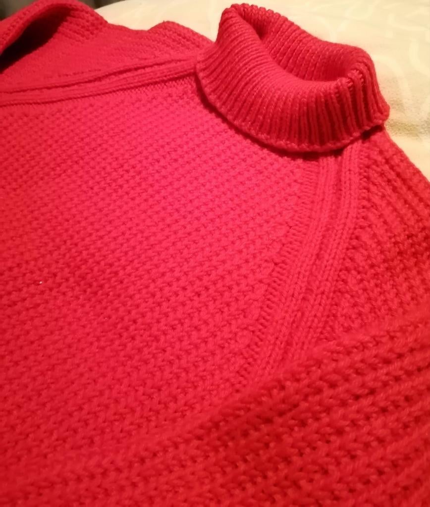 Winter coltrui patentsteek, L.65 cm. Br.52 cm., Ophalen of Verzenden, Zo goed als nieuw, Zwart, Lange mouw