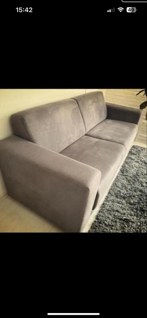 Mooie, nette bank te koop IN RIJSENHOUT, Ophalen, Driepersoons, 75 tot 100 cm, Zo goed als nieuw