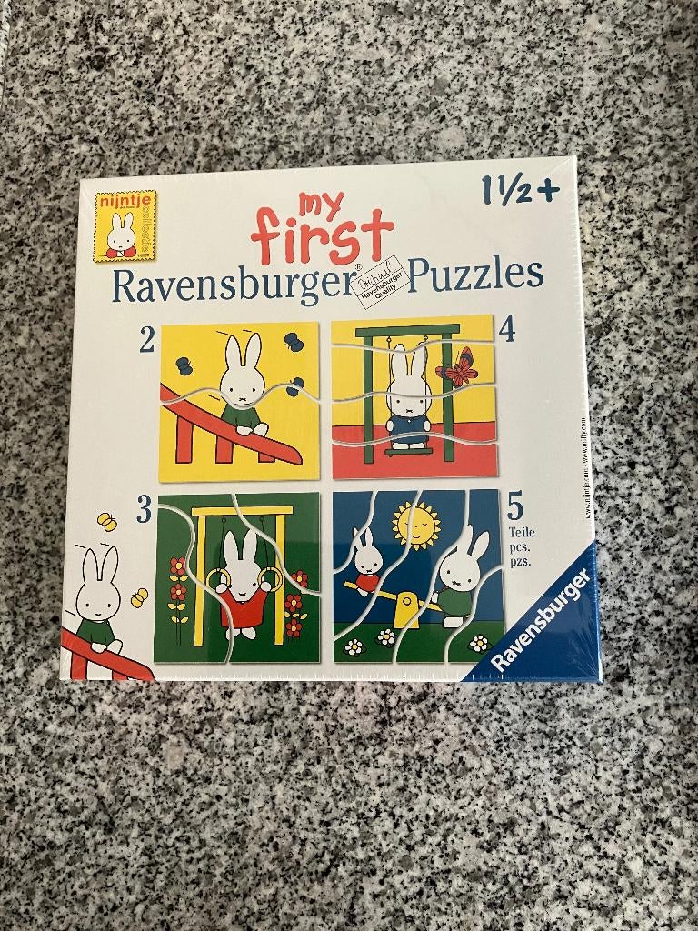 Nieuw! Nijntje My first puzzels Ravensburger, leeftijd 1,5+, Ophalen of Verzenden, Minder dan 10 stukjes, Nieuw, 2 tot 4 jaar