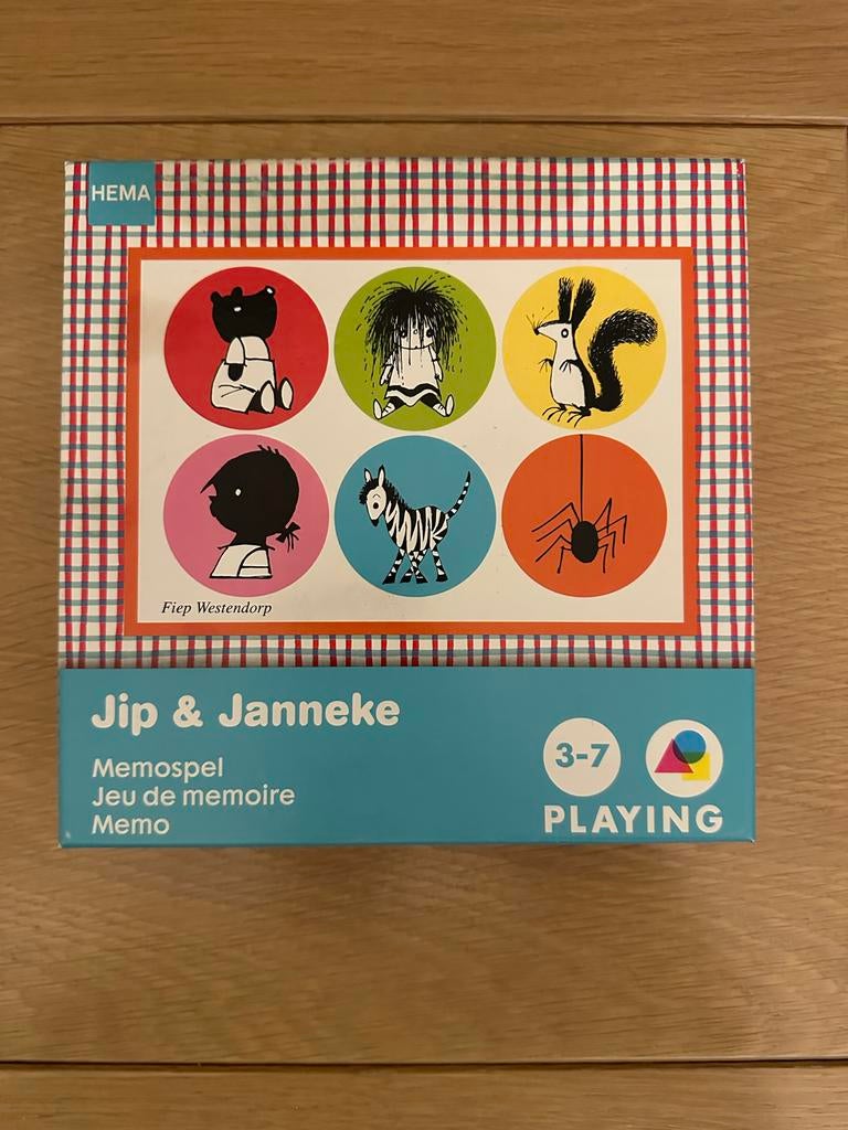 Jip en Janneke Memorie Spel - HEMA, Ophalen of Verzenden, Zo goed als nieuw, Jongen of Meisje