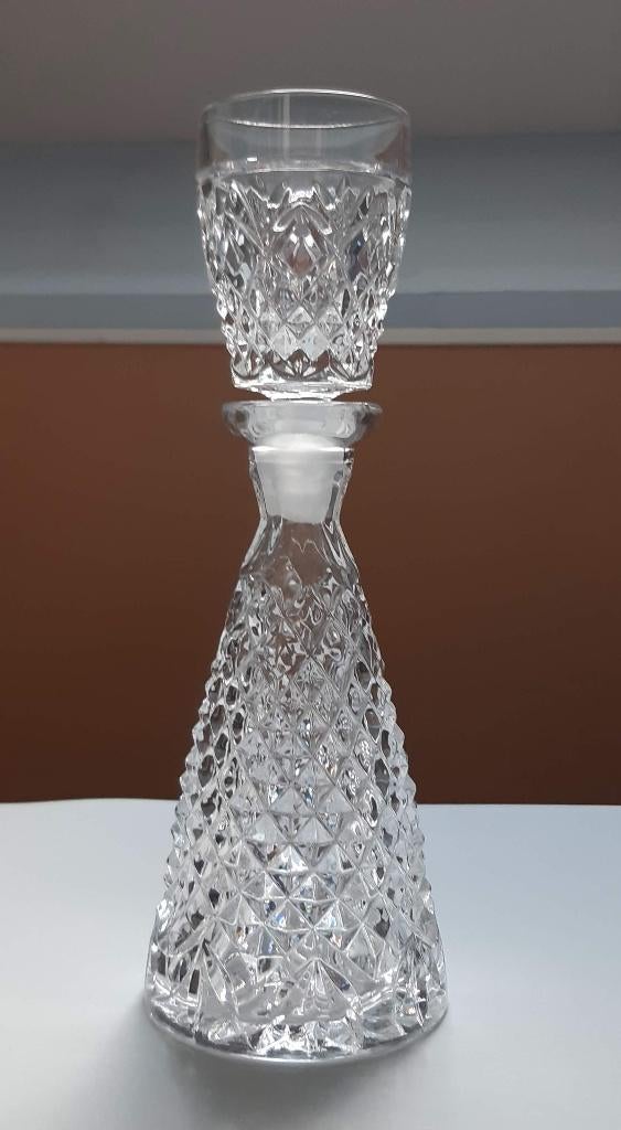 kristal boheems karafje, Ophalen