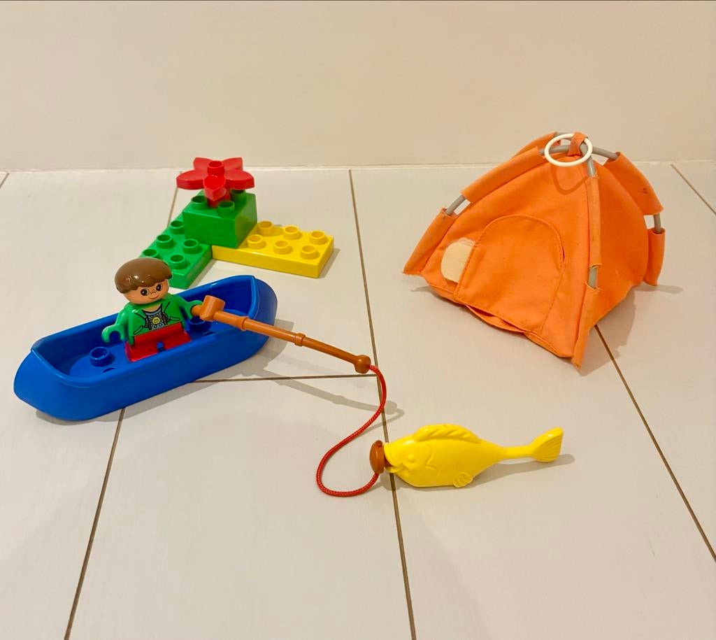 Duplo 3610 - Avontuurlijke Kampeerset, Ophalen of Verzenden, Gebruikt, Complete set, Duplo