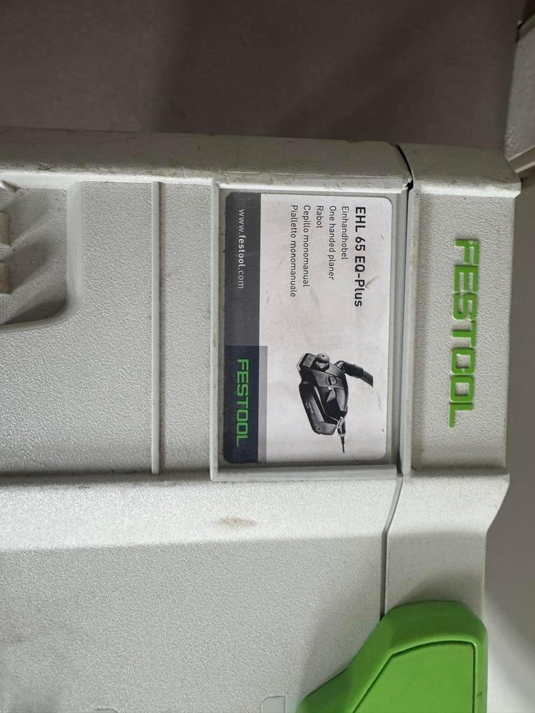 Festool EHL 65 schaafmachine, Doe-het-zelf en Verbouw, Schaafmachines, Ophalen, Gebruikt