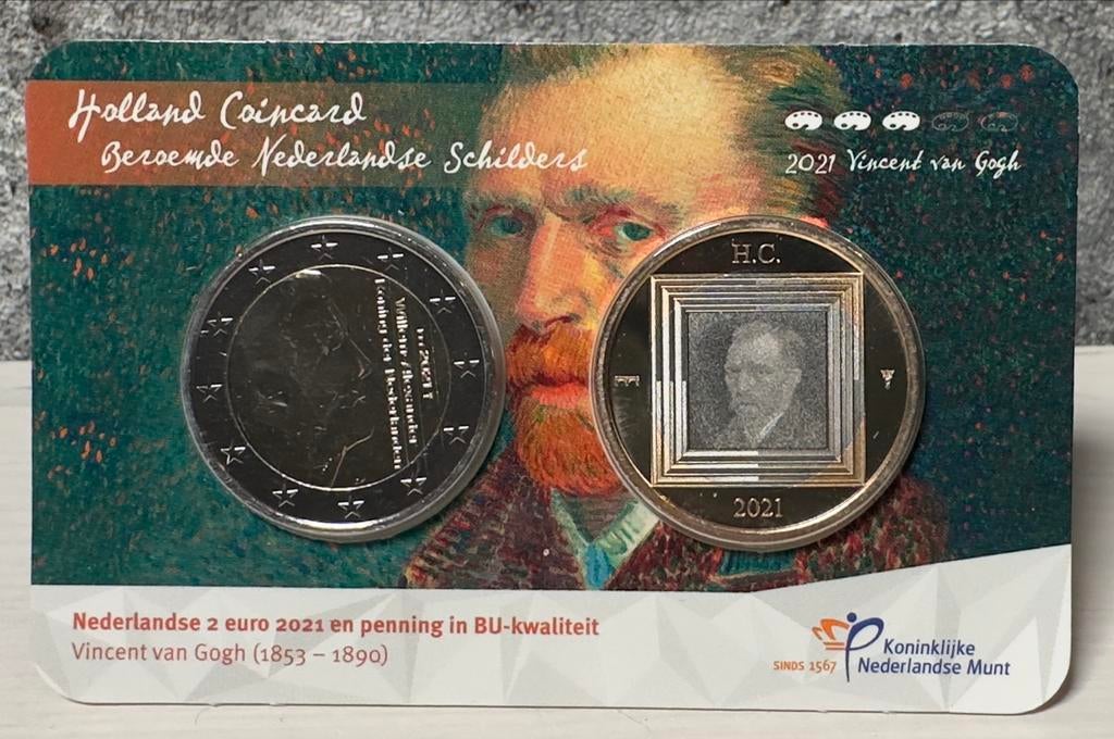Van Gogh en Jan Steen Coincard Setje Ik Hou van Holland, Ophalen of Verzenden, Koningin Beatrix, Euro's