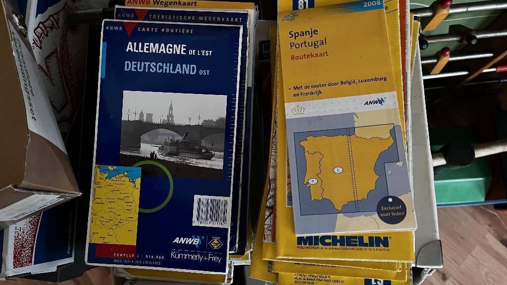 Vele en diverse Wegenkaarten op te halen, Boeken, Atlassen en Landkaarten, Ophalen, 1800 tot 2000, Frankrijk, Landkaart