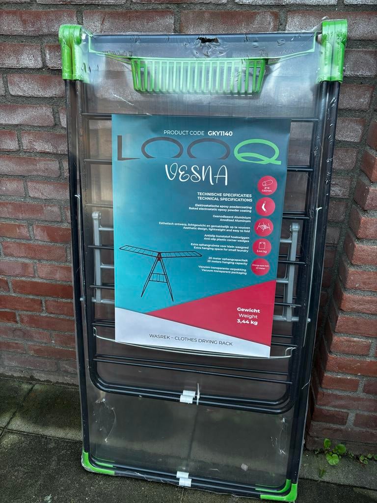 Inklapbaar droogrek - Nieuw!, Ophalen, Nieuw, Wasrek