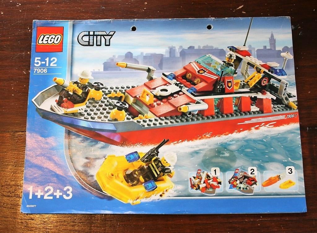 ** LEGO 7906 City / Fire Boat **, Kinderen en Baby's, Speelgoed | Duplo en Lego, Verzenden, Gebruikt, Complete set, Lego