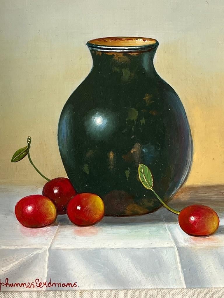 Johannes Eerdmans, stilleven met vaas en kersen, Ophalen