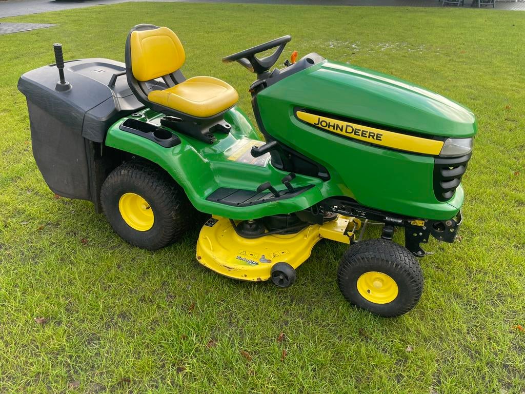 John deere x300r zitmaaier hydrostaat, Ophalen, Zo goed als nieuw, Opvangbak, 90 tot 120 cm