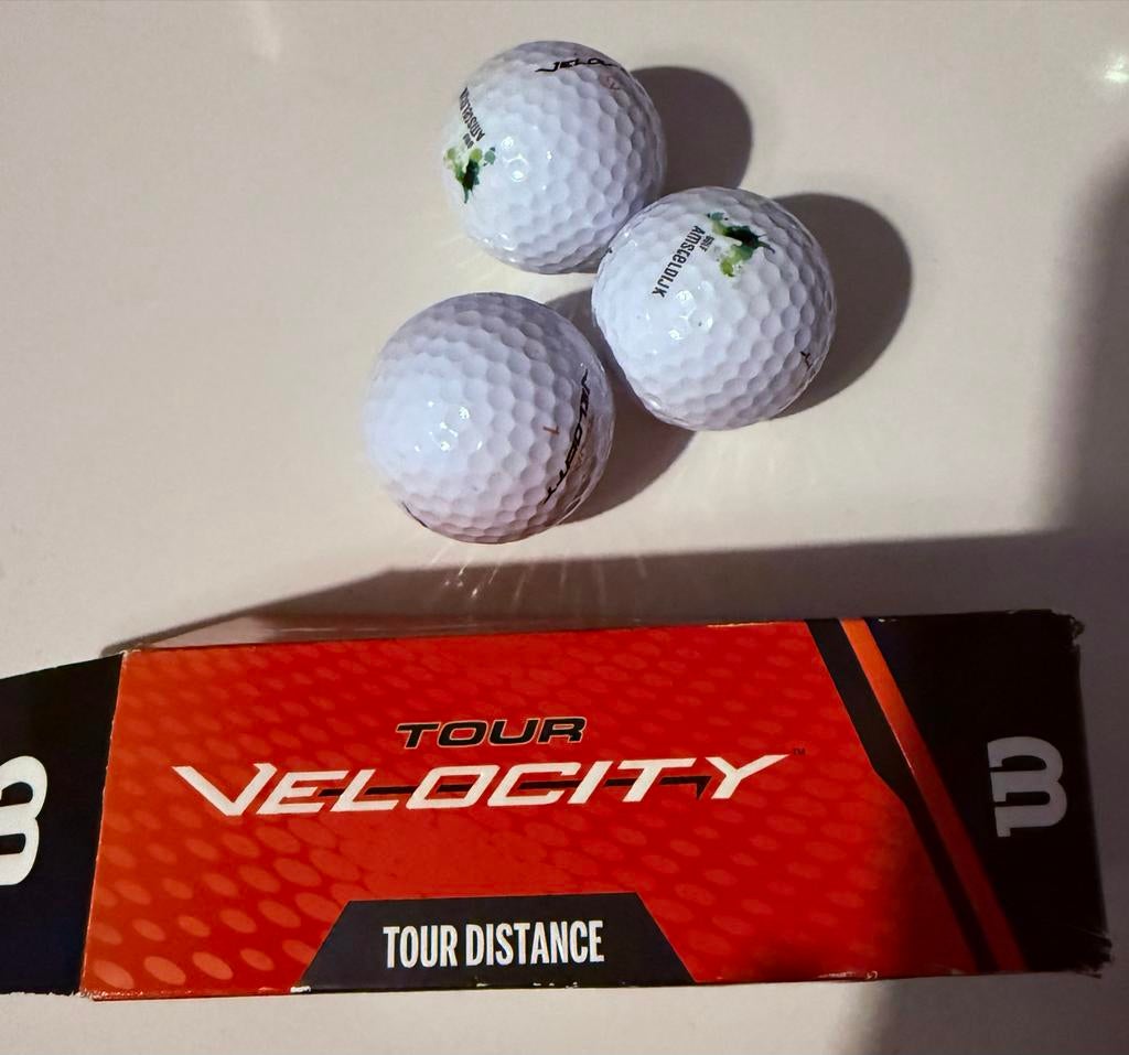 Tour Velocity Golfballen - Gebruikt, Sport en Fitness, Ophalen of Verzenden, Gebruikt, Bal(len), Overige merken