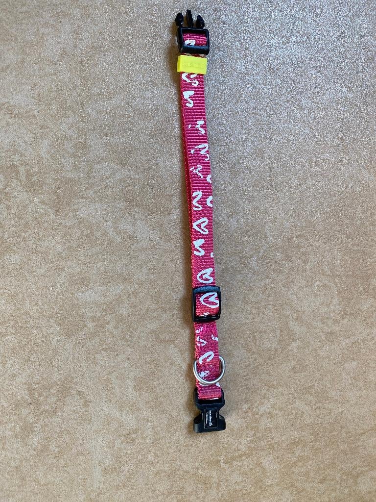 Beeztees (M)+Flamingo (S) halsband, 2 ST. OOK APART TE KOOP, Dieren en Toebehoren, Ophalen of Verzenden, Zo goed als nieuw