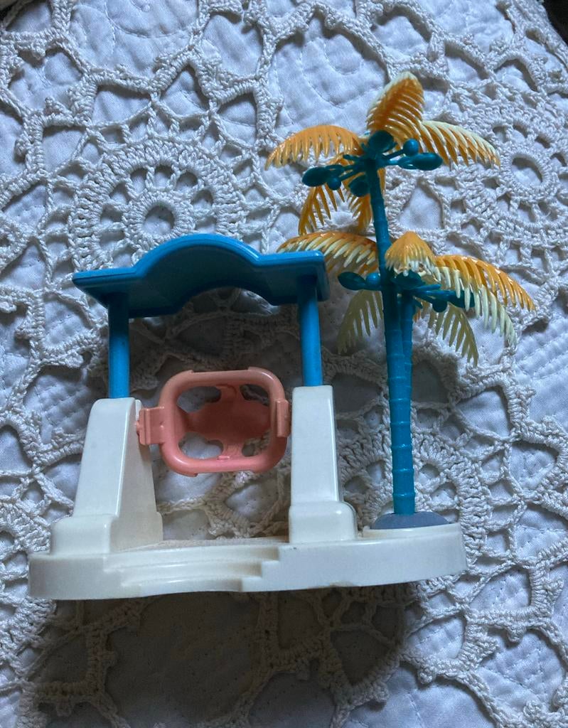 Vintage Barbie Palmboom Schommel uit 1994., Ophalen of Verzenden, Gebruikt, Accessoires