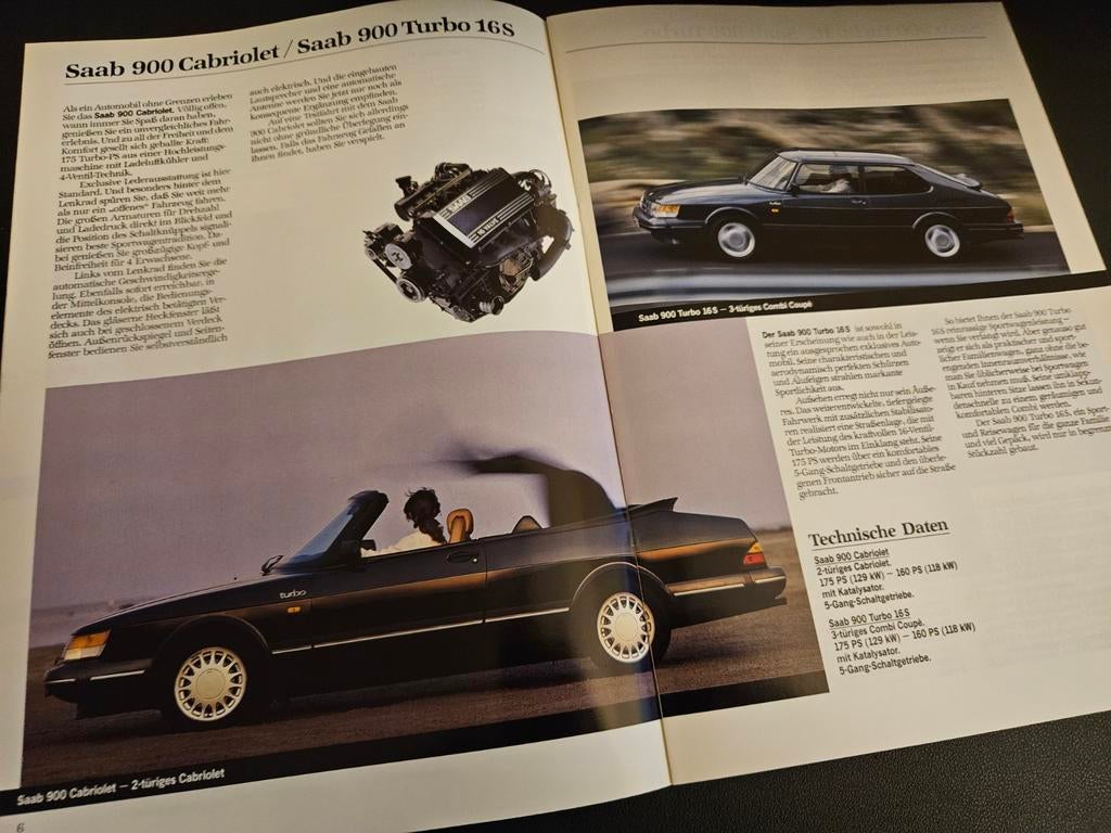 Brochure Saab 900 & 9000 1987, Ophalen of Verzenden, Zo goed als nieuw, Overige merken