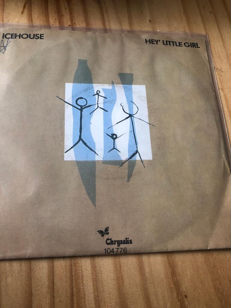 ICEHOUSE   HEY LITTLE GIRL  PRACHTIGE SINGLE, Cd's en Dvd's, Ophalen of Verzenden, Zo goed als nieuw, Pop