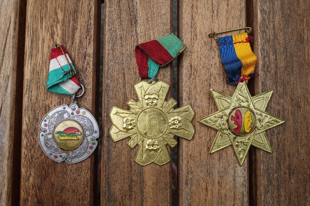 oude vintage carnavals medailles Gemert - Dirk I - 2,- pst, Ophalen of Verzenden, Overige materialen, Nederland